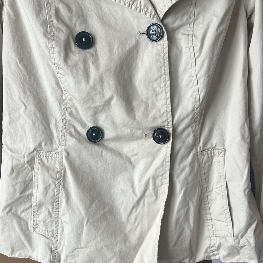 Women’s Merona Lightweight Tan Jacket cotton - Picture 3 of 7